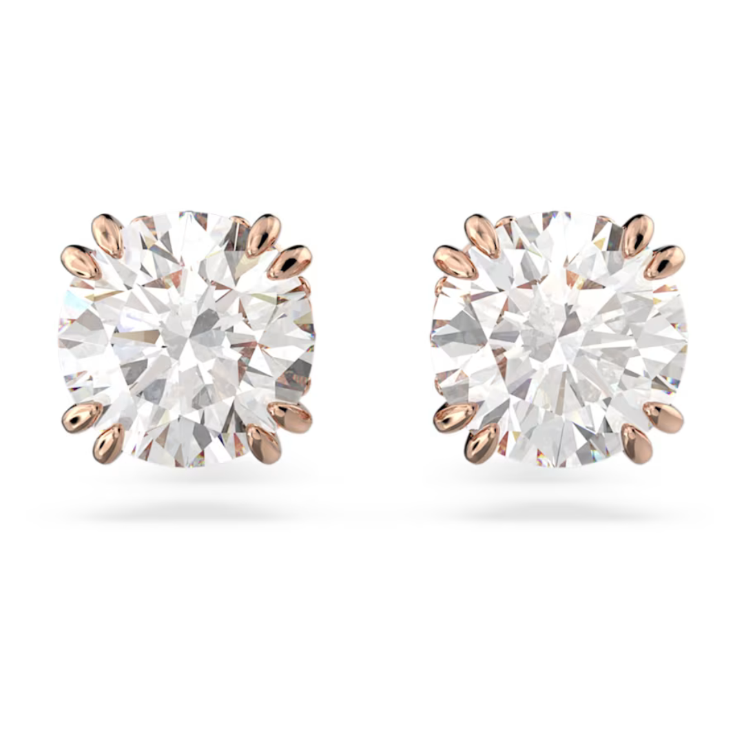 Swarovski Constella Crystal Studs - Rose Gold