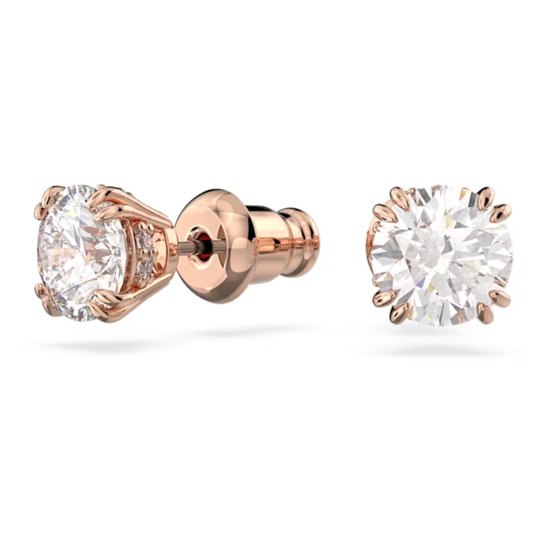 Swarovski Constella Crystal Studs - Rose Gold