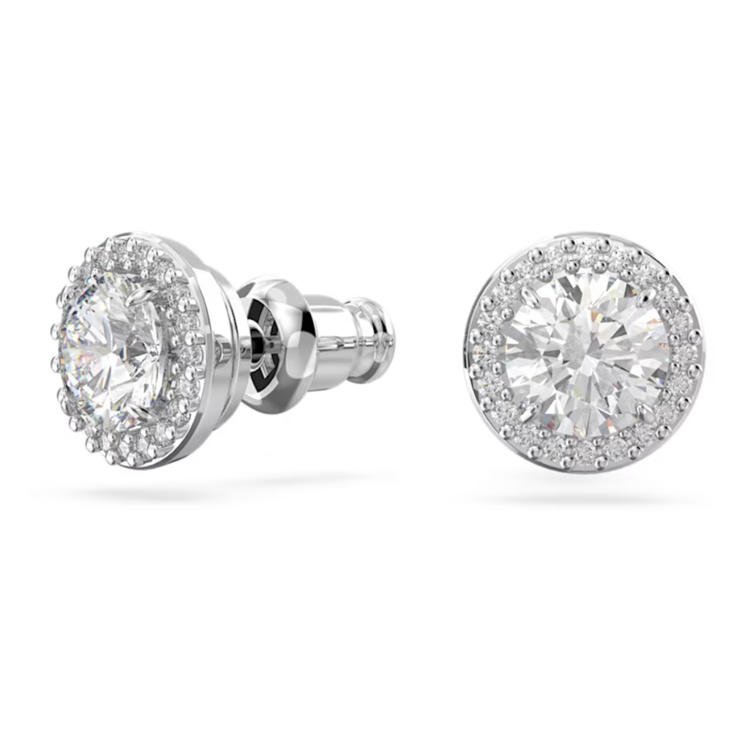 Swarovski Constella Pave Studs- Silver