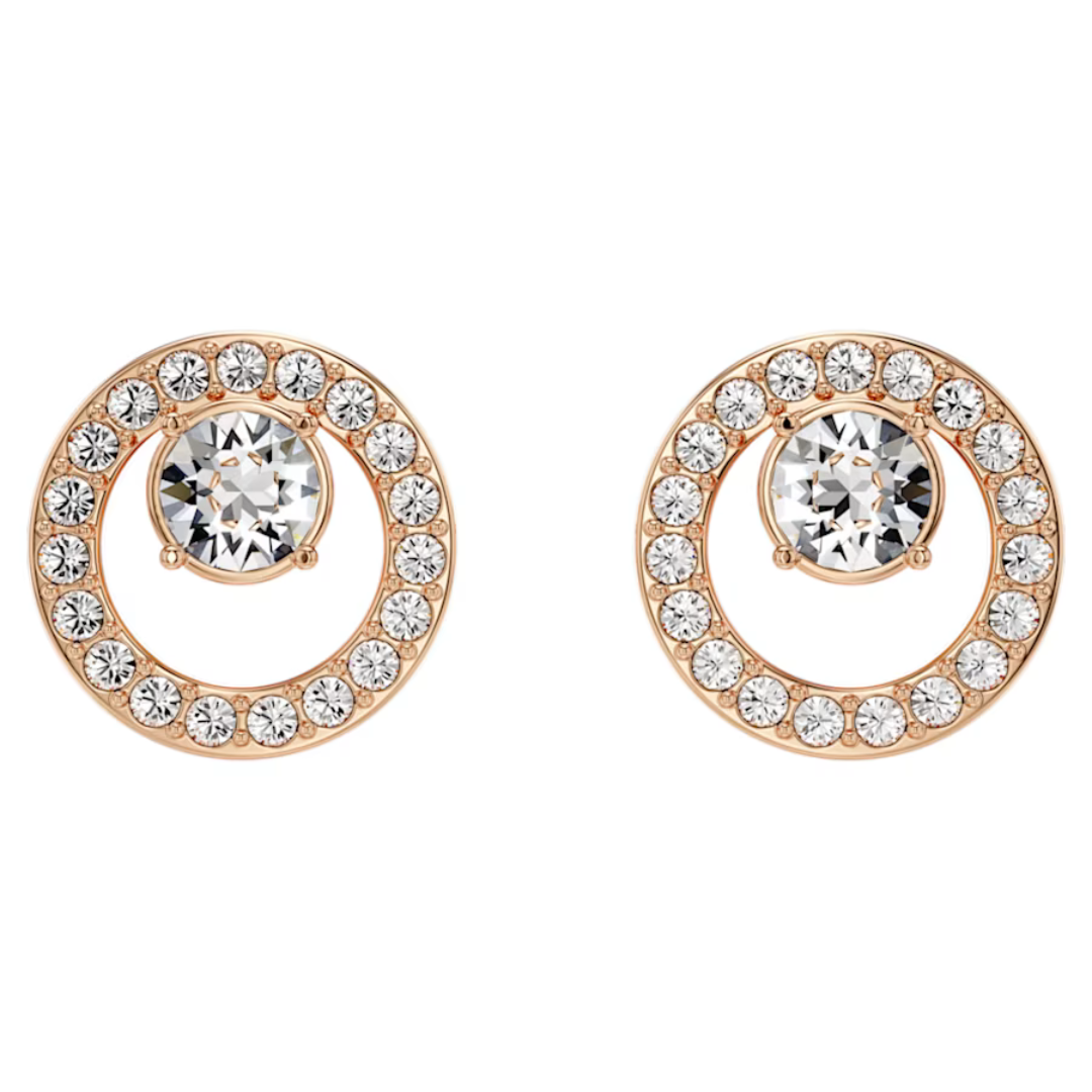 Swarovski Creativity Stud Earrings: Rose Gold