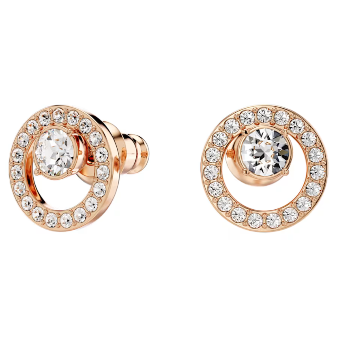 Swarovski Creativity Stud Earrings: Rose Gold