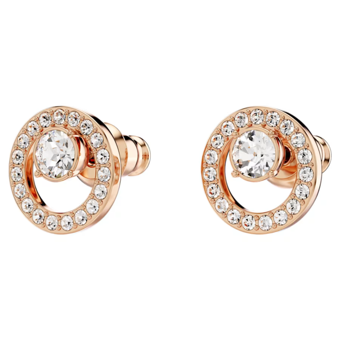 Swarovski Creativity Stud Earrings: Rose Gold