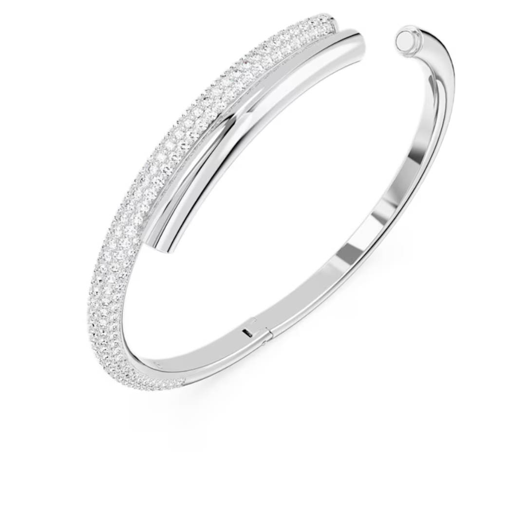 Swarovski Dextera Bangle Medium: Silver