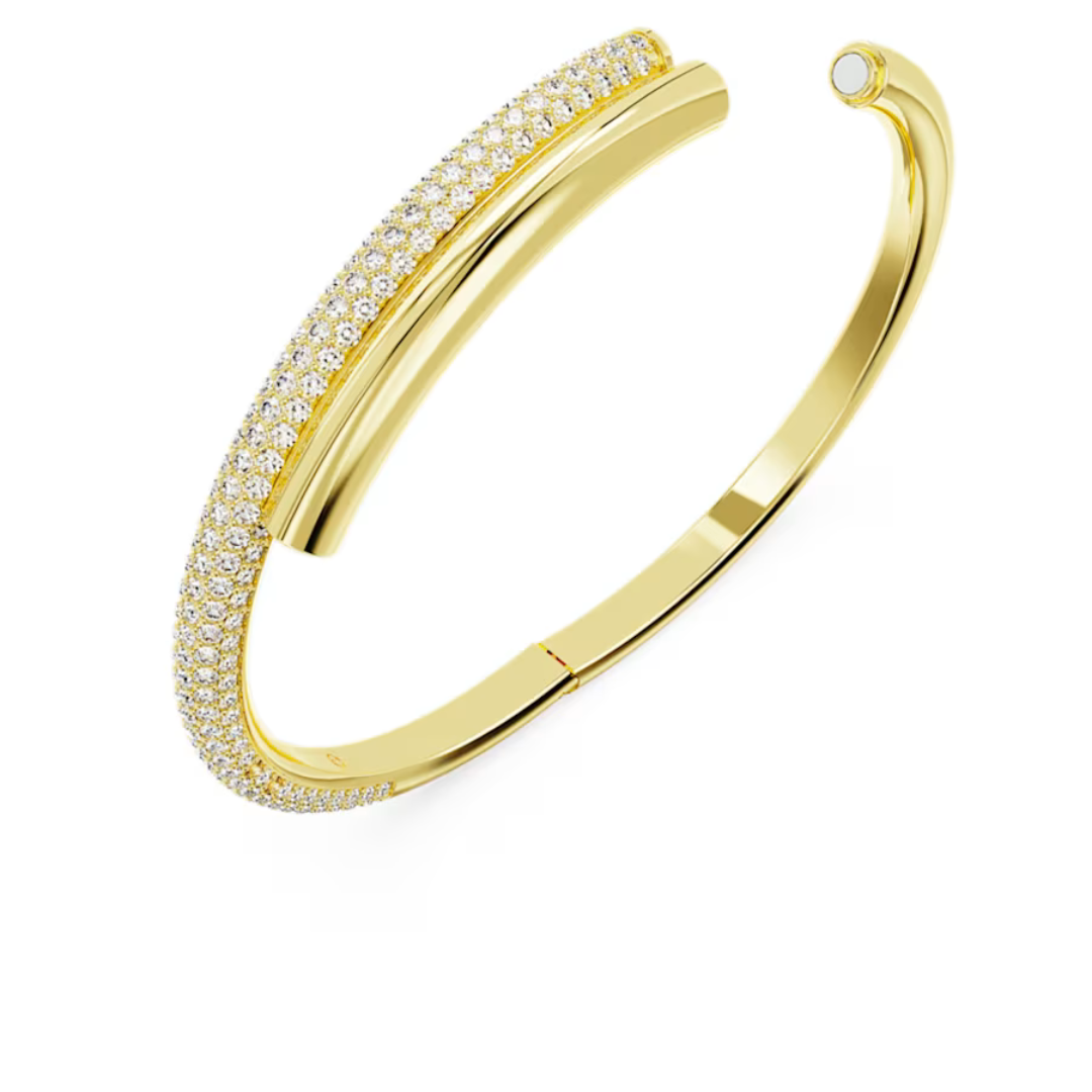 Swarovski Dextera Bangle, Medium: Gold