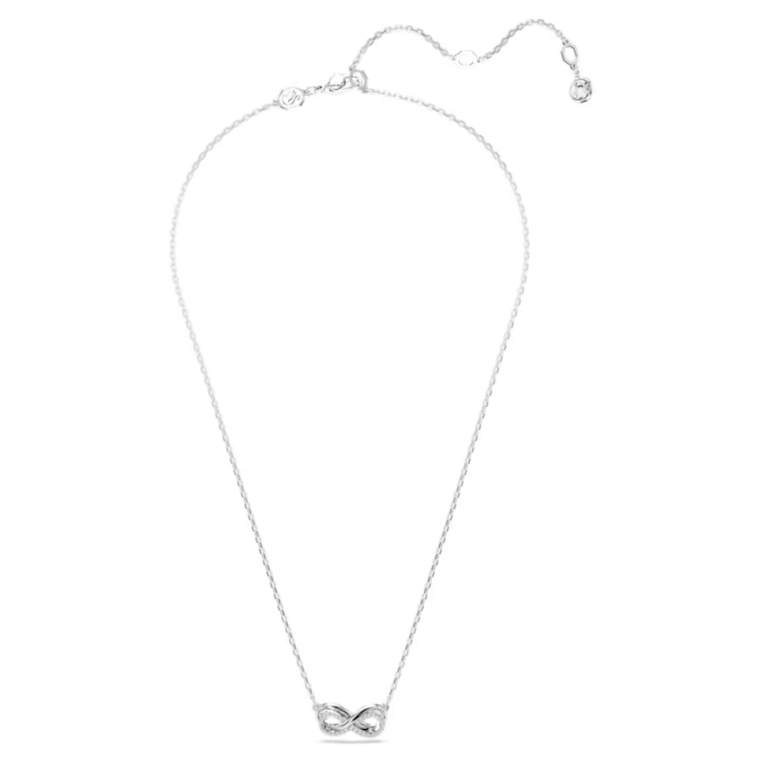 Swarovski Hyperbola Pendant Pave Infinity- Silver