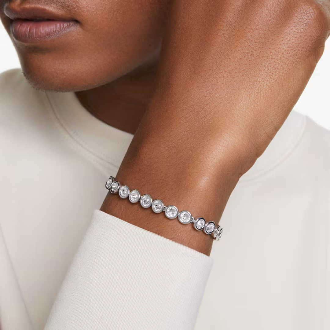 Swarovski Imber Tennis Bracelet- Silver