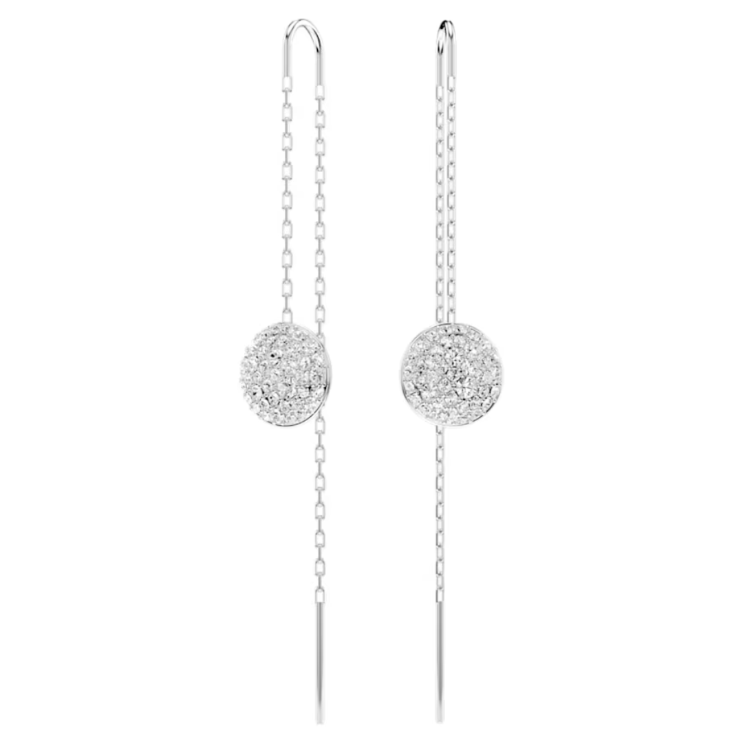 Swarovski Meteora Drop Earrings, Silver