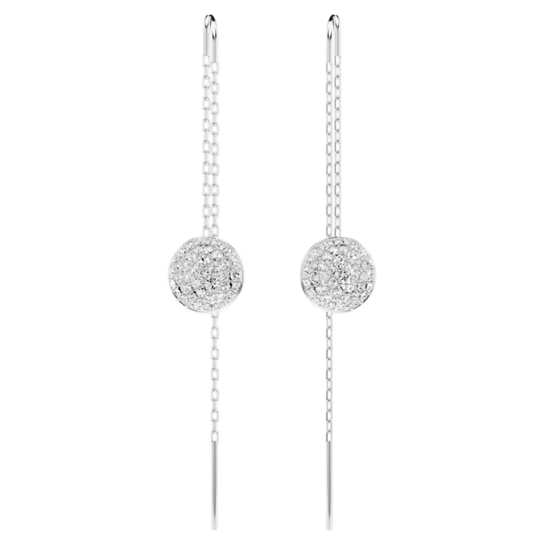 Swarovski Meteora Drop Earrings, Silver