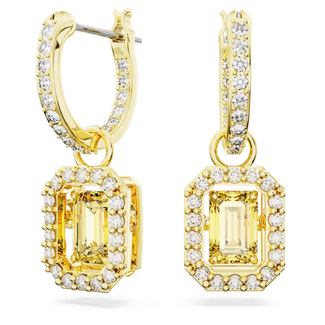 Swarovski Millenia Drop Earrings Gold