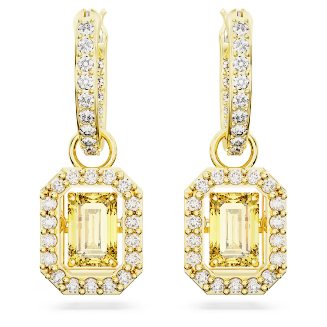 Swarovski Millenia Drop Earrings Gold