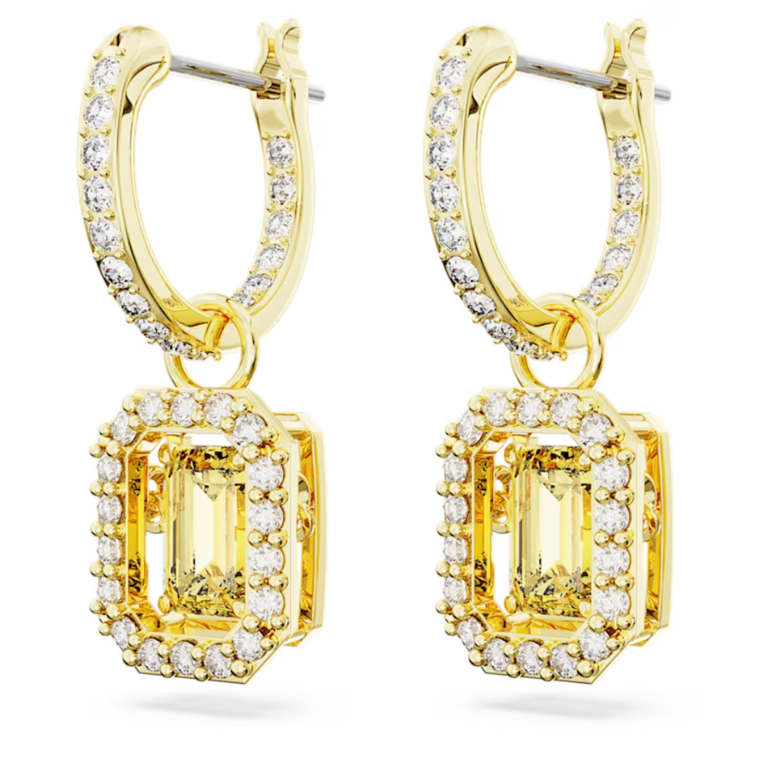 Swarovski Millenia Drop Earrings Gold