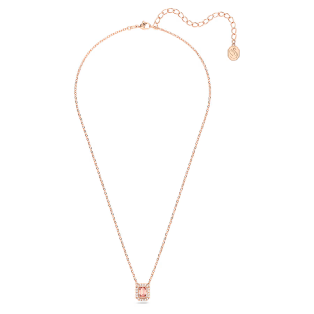 Swarovski Millenia Necklace- Rose Gold/Pink