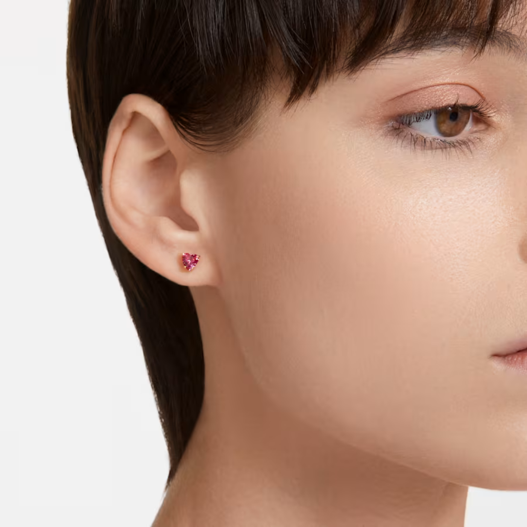 Swarovski Stilla Heart Studs