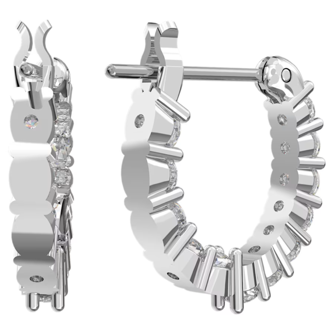 Swarovski Vittore Hoop Earrings - Silver