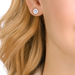 Swarovski Angelic Square Studs - The Cottage