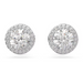 Swarovski Constella Pave Studs - Silver - The Cottage