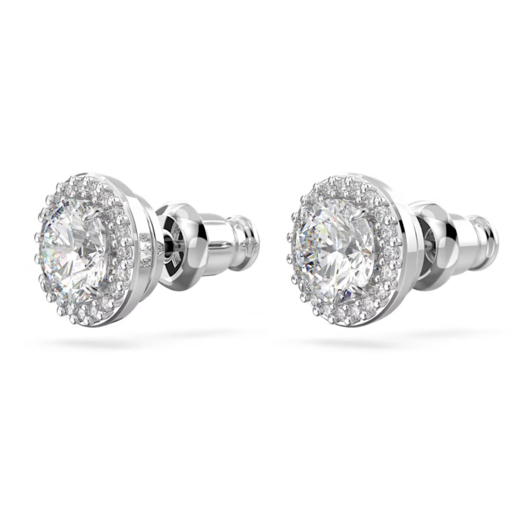 Swarovski Constella Pave Studs - Silver