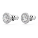 Swarovski Constella Pave Studs - Silver - The Cottage