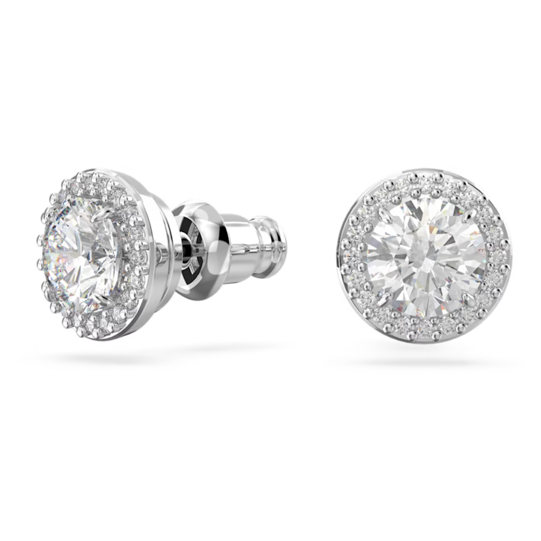 Swarovski Constella Pave Studs - Silver