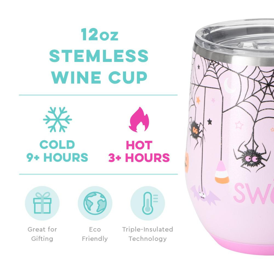 Swig Halloween Stemless Wine Cup - 12oz