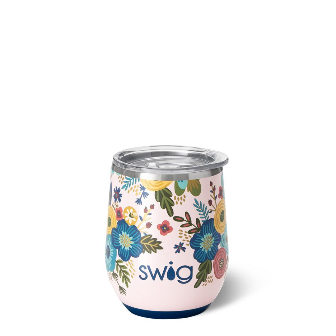 Swig Stemless Wine Cup - 12oz- Fall Patterns