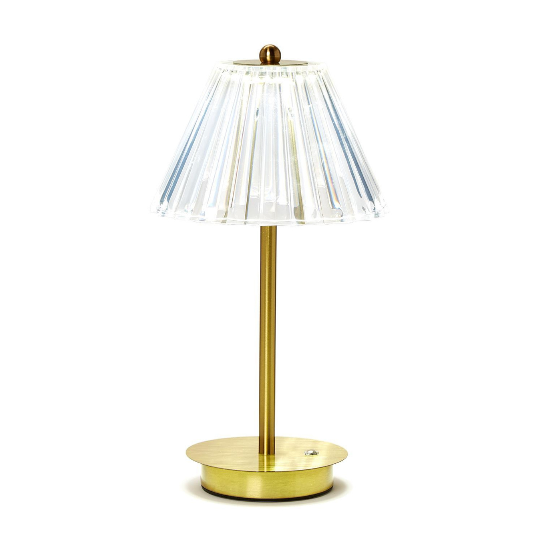 Two's Company LED Table Lamp w/ Acrylic Shade - The Cottage