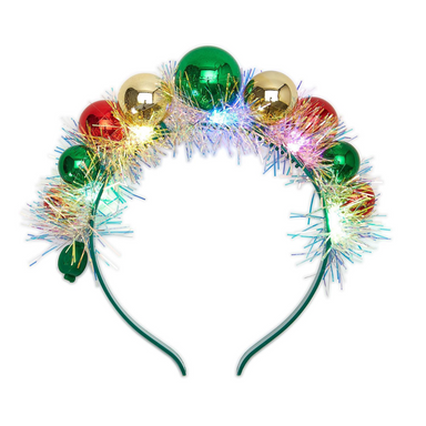 Two's Company Light Up Baubles Headband - The Cottage