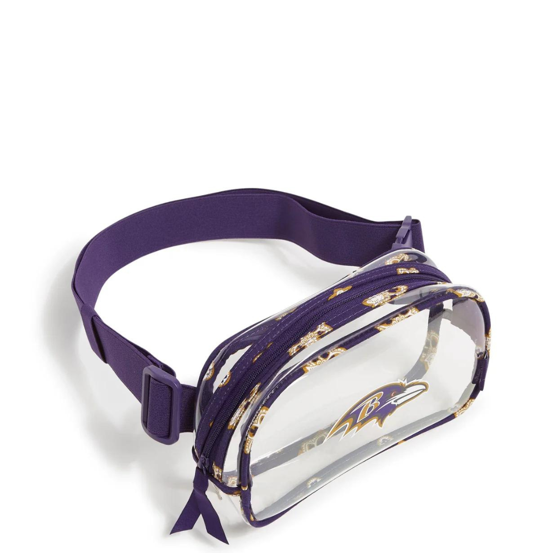 Vera Bradley Clear Small Belt Bag - Baltimore Ravens