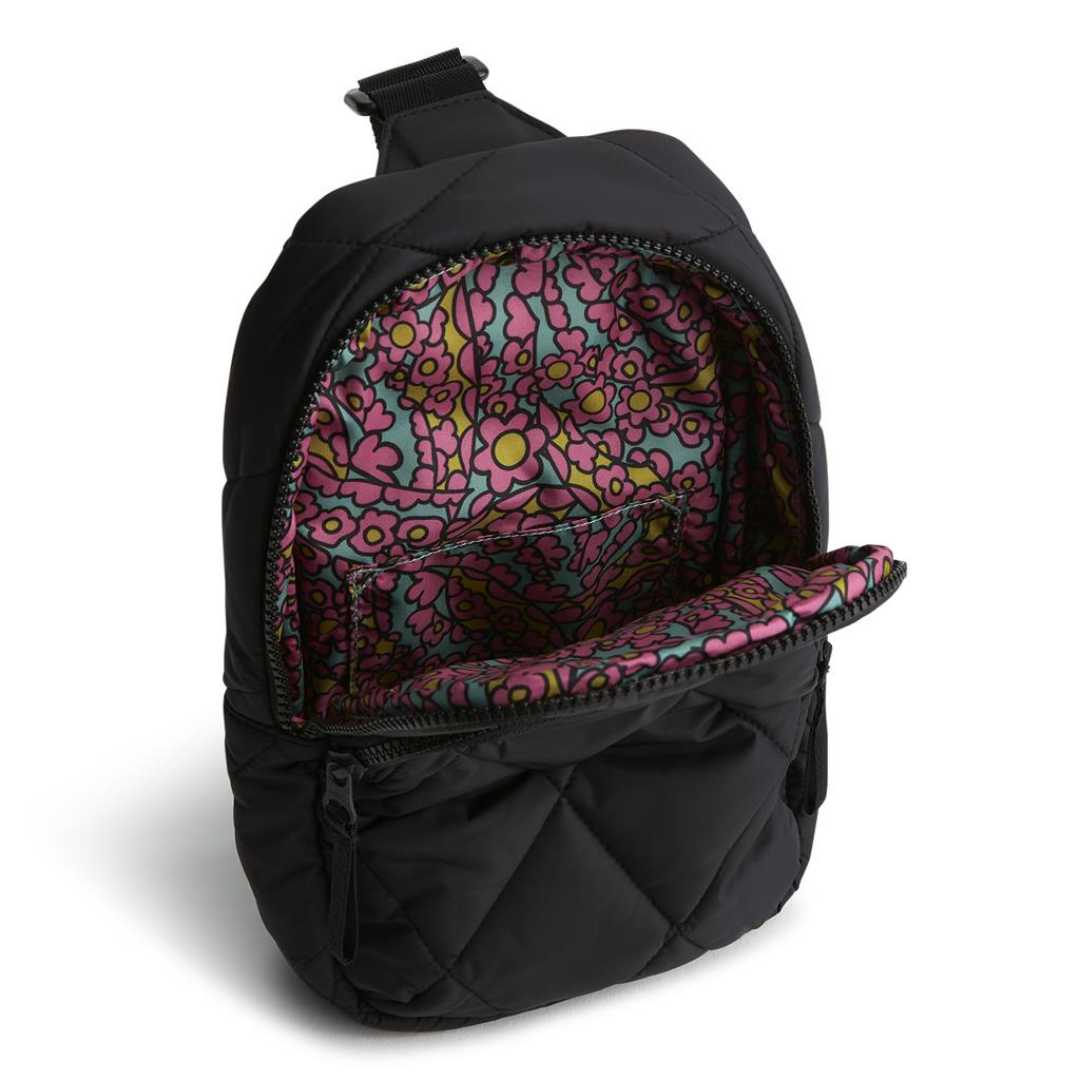 Vera Bradley Lorman Sling Backpack-Moonless Night- Nylon