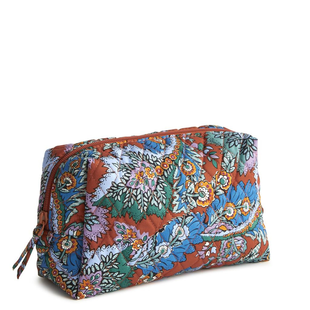 Vera Bradley Medium Cosmetic- Cotton Gabardine