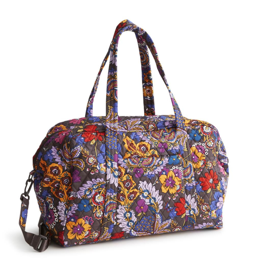 Vera Bradley Miramar Weekender- Cotton Gabardine