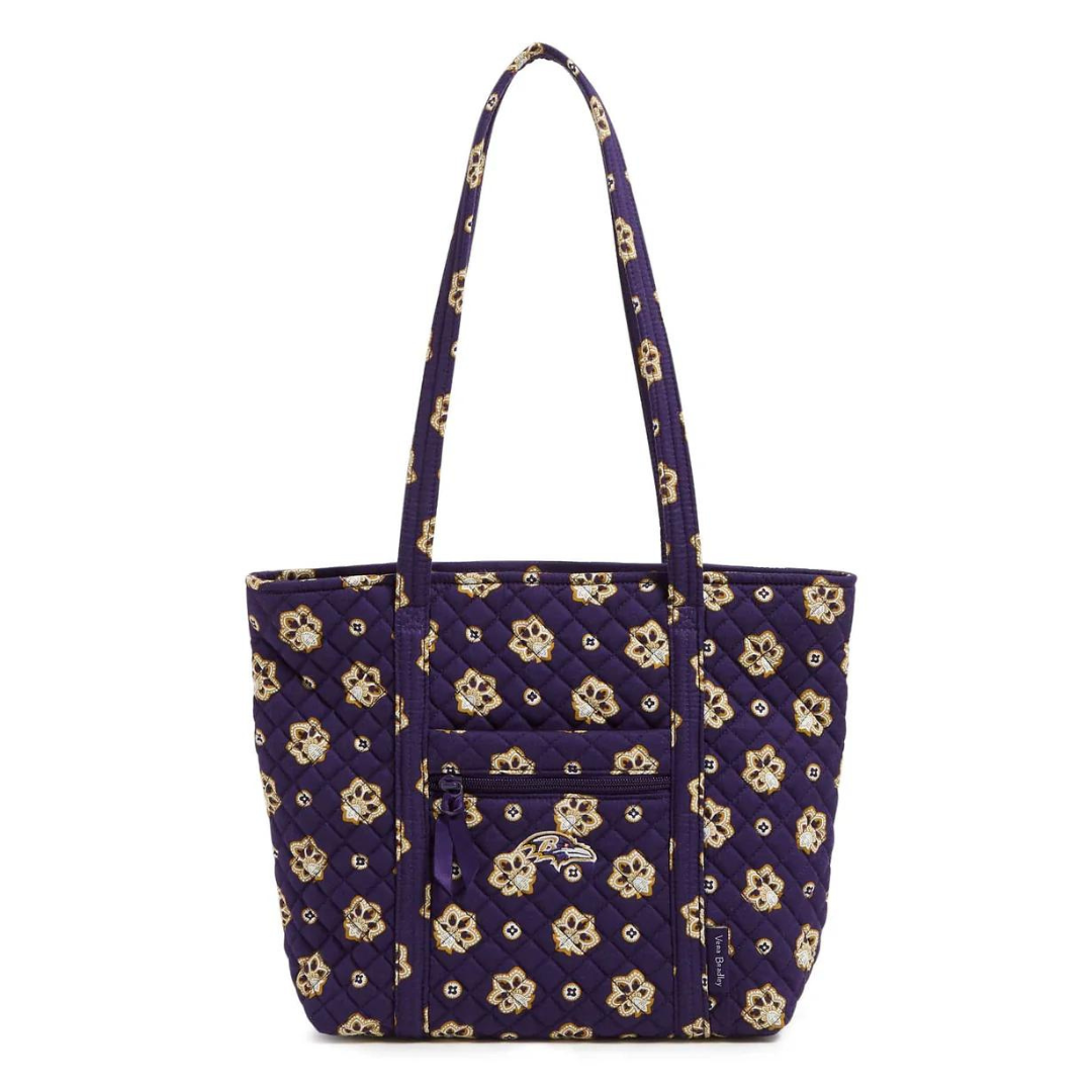 Vera Bradley Small Vera Tote- Baltimore Ravens