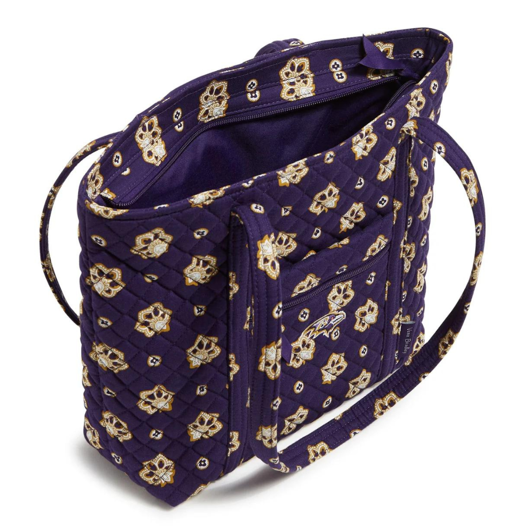 Vera Bradley Small Vera Tote- Baltimore Ravens