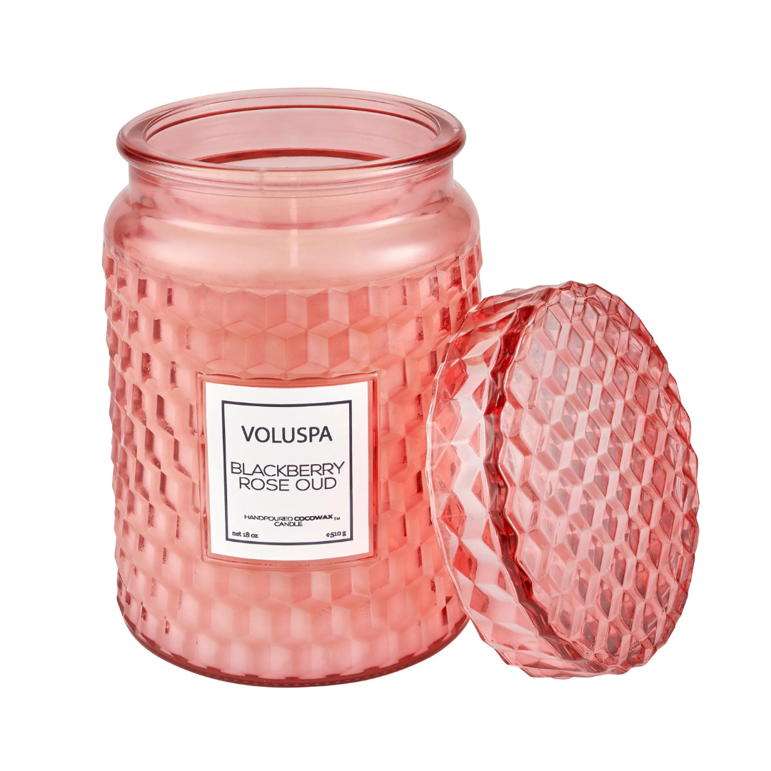 Voluspa Large Jar Candle - Blackberry Rose