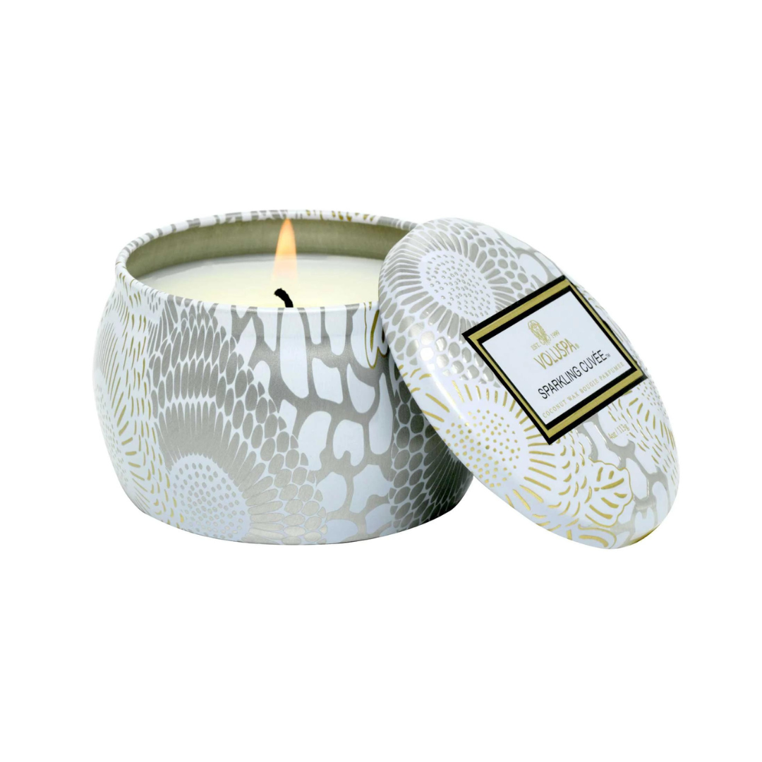 Voluspa Mini Tin Candle - Sparkling Cuvee - The Cottage