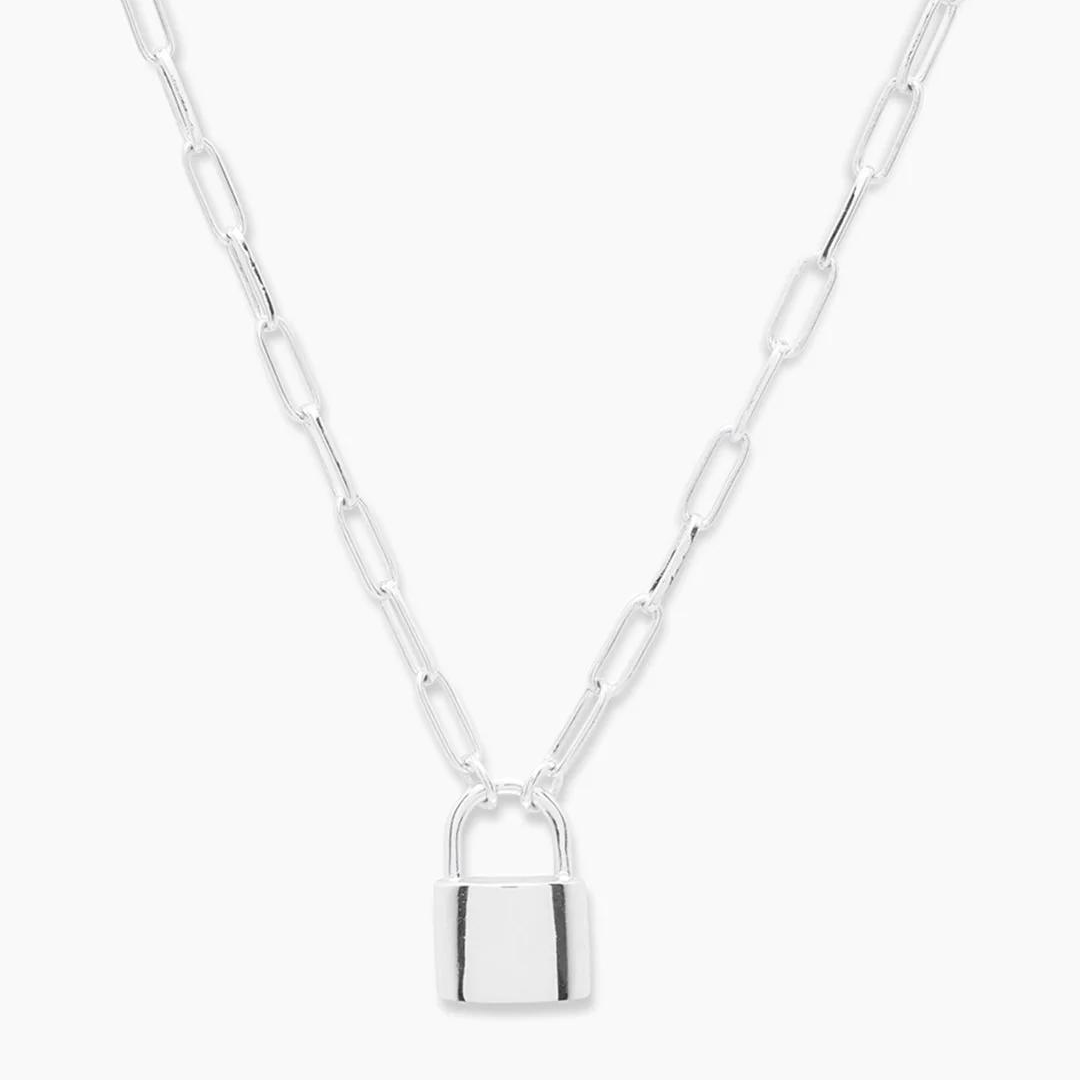 Gorjana Kara Padlock Charm Necklace - The Cottage