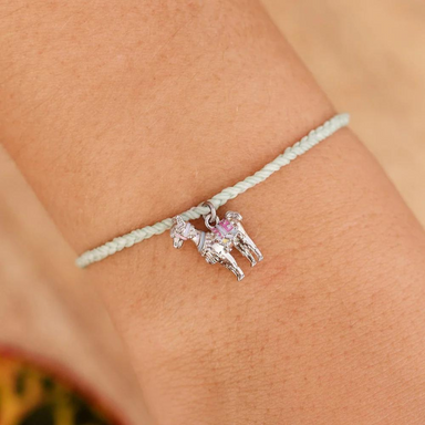 Pura Vida Llama Silver Charm Bracelet - The Cottage