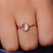 Pura Vida Organic Stone Clear Quartz Ring - The Cottage