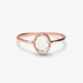 Pura Vida Organic Stone Clear Quartz Ring - The Cottage