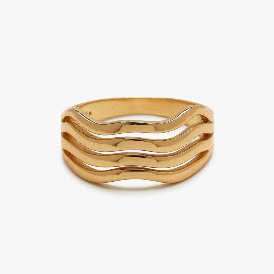 Pura Vida Wavy Ring - The Cottage