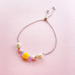 Pura Vida Resin Flower & Mix Slider Bracelet - The Cottage