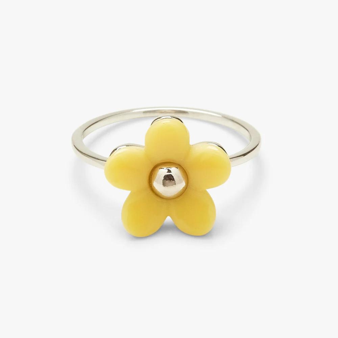 Pura Vida Solstice Enamel Flower Ring - The Cottage