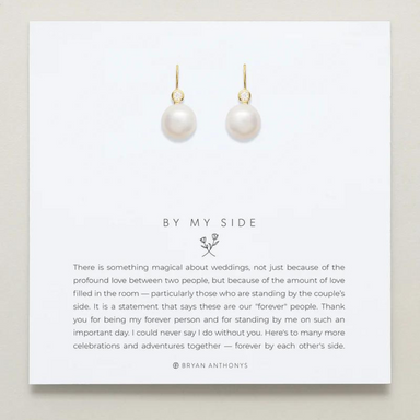 Bryan Anthonys By My Side Pearl Drop Earrings - The Cottage