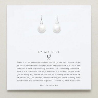 Bryan Anthonys By My Side Pearl Drop Earrings - The Cottage