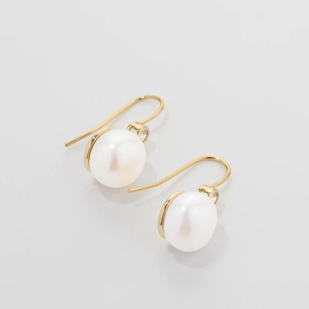 Bryan Anthonys By My Side Pearl Drop Earrings - The Cottage