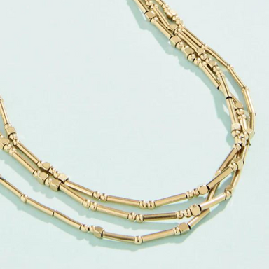 Spartina Mermazing Layered Necklace - Gold - The Cottage