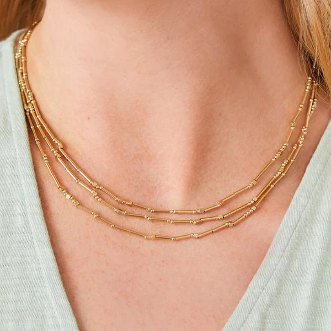 Spartina Mermazing Layered Necklace - Gold - The Cottage