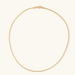 Nikki Smith Skinny Rope Layering Necklace - Gold - The Cottage