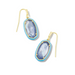 Kendra Scott Dani Enamel Frame Drop Earrings - Gold - The Cottage