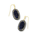 Kendra Scott Dani Enamel Frame Drop Earrings - Gold - The Cottage